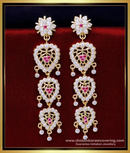 Ethnic Big Bridal Palakka Lakshmi Jhumka Earrings Online|Kollam Supreme