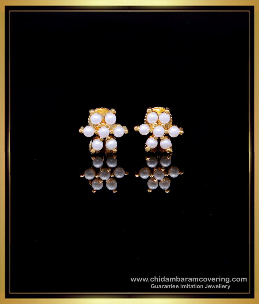 Original Pearl Stud Earrings, stud earrings pearl, earrings design gold simple, pearl earrings design, earrings design in tanishq, earrings design gold simple, small earrings design gold, latest gold earrings design, gold plated earrings, 1 gram gold plated earrings 