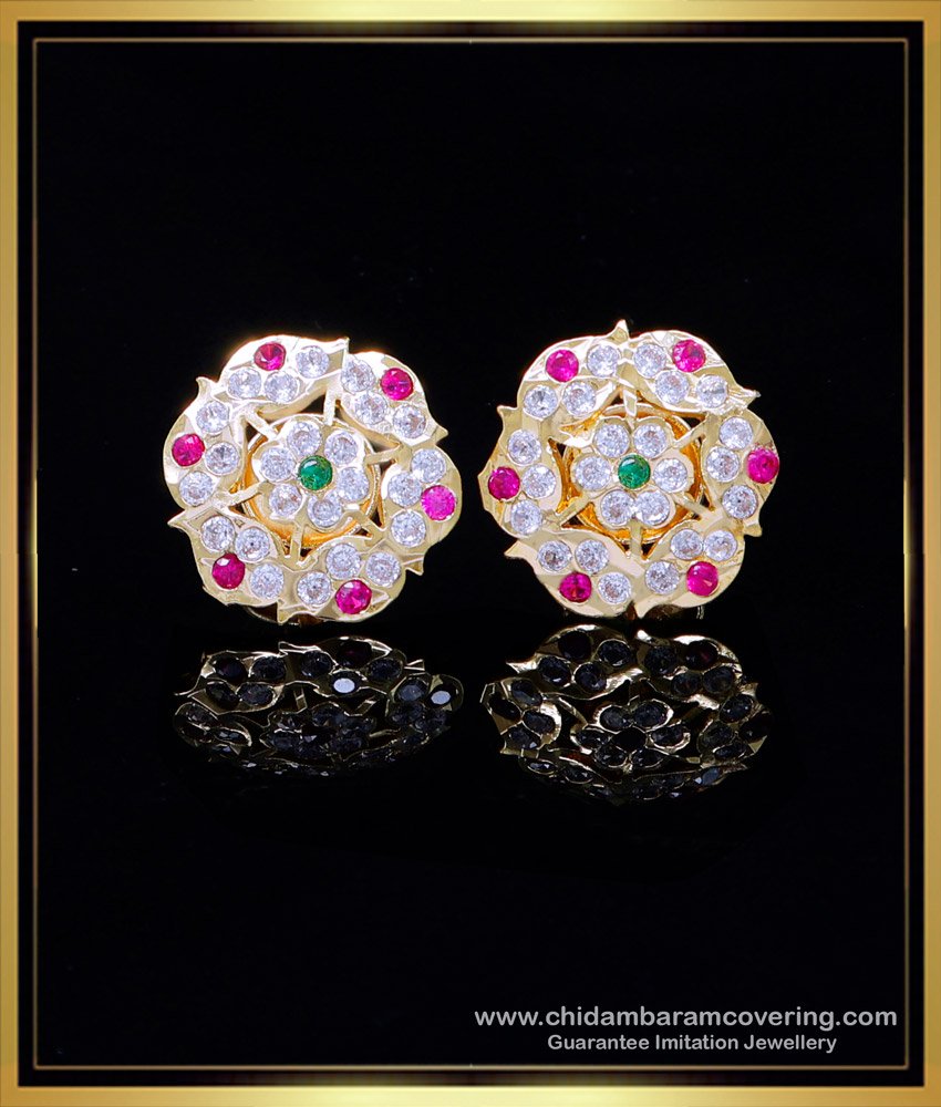 impon earrings designs, impon earrings online shopping, impon stud earrings, gold stud earrings designs for daily use, impon stone earrings, stud earrings for women, yellow gold earrings for women, latest daily wear gold earrings designs, new design gold earrings for daily use