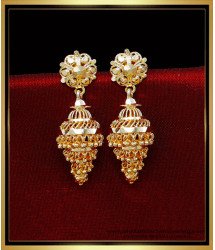 ERG2035 - Gold Plated New Design Gold Layered Jhumkas for Women