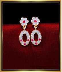 ERG2044 - New Impon Gold Earrings Designs for Daily Use Kammal