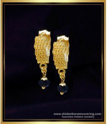 ERG2075 - 1 Gram Gold Small Hoop Earrings Gold Design for Girls