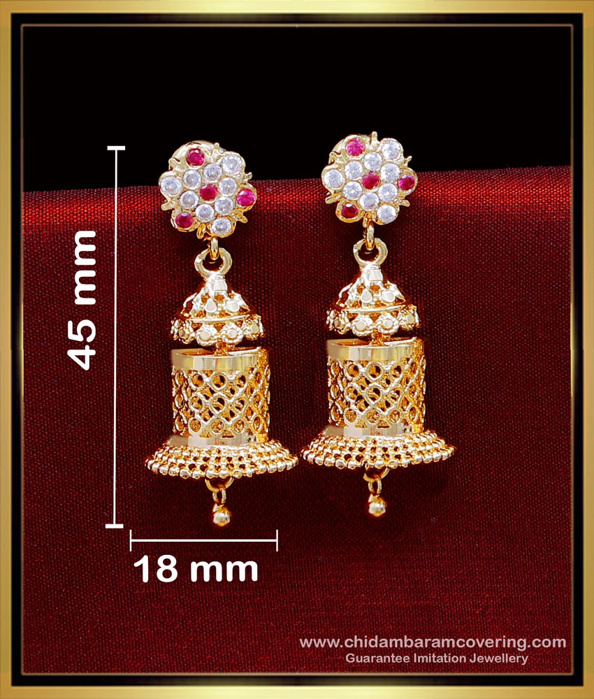 Impon Jewellery online shopping, impon earrings designs, impon stud earrings, impon earrings online shopping, impon earrings jhumka, impon jewellery, jhumka earrings, jhumka earrings gold, Jhumka earrings gold design, Bridal Jhumka Earrings Gold