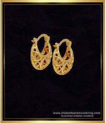 ERG2106 - Elegant 1 Gram Gold Bali Simple Office Wear Earrings