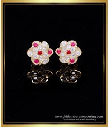 ERG2127 - Trendy Impon Simple Small Gold Earrings Design for Women