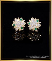 ERG2130 - New Flower Stud Earrings Artificial Impon Thodu Design