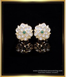 ERG2131 - Traditional Gold Design Impon Stud Earrings for Women