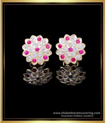 ERG2140 - Impon Gold Jewellery Model Simple Stud Earrings Designs