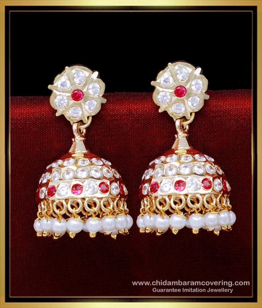 earrings jhumka design gold