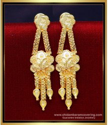 ERG2179 - Gold Earrings Design Daily Use Earrings for Women