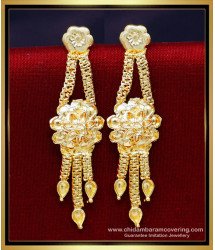 ERG2180 - Gold Plated Latest Gold Earrings Designs for Daily Use