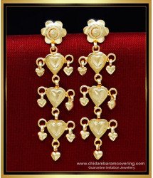 ERG2184 - Trendy Gold Design 1 Gram Gold Earrings for Women