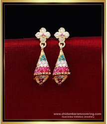 ERG2205 - Latest Party Wear Jhumka American Diamond Earrings