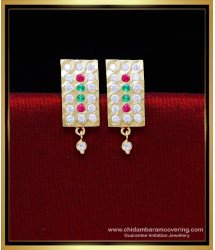 ERG2219 - New Model Impon Gold Earrings Designs for Daily Use