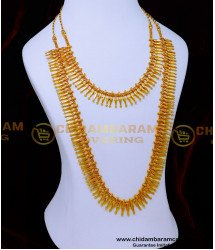 HRM1009 - Tractional Mullamottu Mala Long Haram Set for Wedding