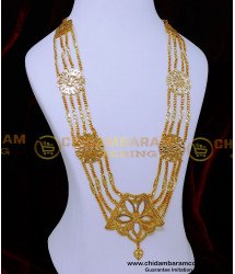 HRM1014 - Bridal Wear Wedding Gold Governor Malai Designs for Women