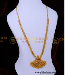 HRM1038 - 1 Gram Gold Traditional Gold Haram Designs for Wedding