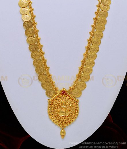 Buy Traditional Lakshmi Devi Dollar with Lakshmi Coin Kasu Malai ...