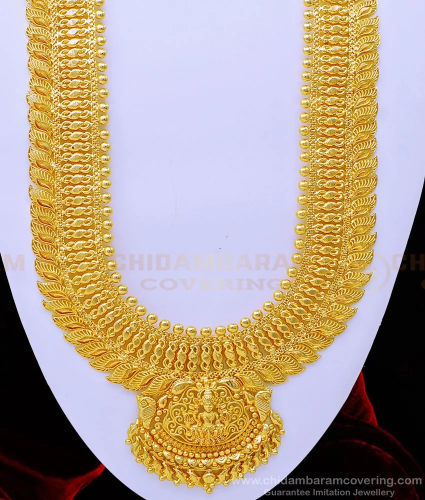 Gold lakshmi on sale haram designs