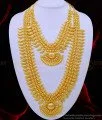 Buy Kerala Traditional Wedding Jewellery Gold Plated Broad Long Mango ...