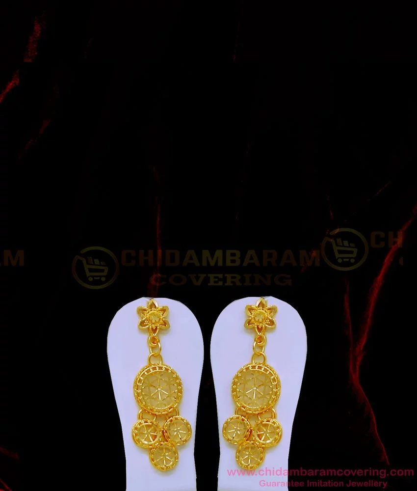 Manisha Jewellery Gold Plated Dangler Earrings