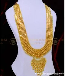 Buy Grand Look Wedding Collections Gold Inspired Kerala Bridal Broad ...