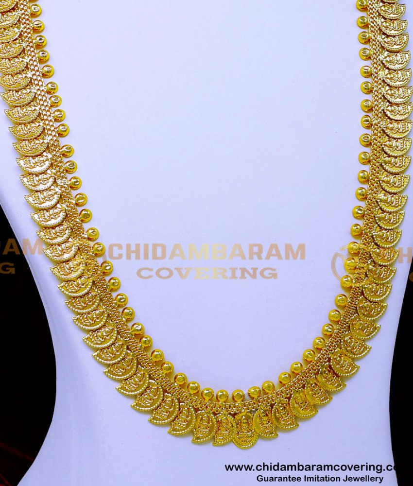 gold covering jewellery, gold plated jewellery, one gram gold jewelry near me, 1gm gold plated jewellery, long haram design, long haram designs gold, coin mala designs, coin mala gold, traditional kasu mala designs, simple kasu mala designs, lakshmi kasu malai, gold kasulaperu,