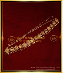 HIP019 - Temple Jewellery Lakshmi Design Waist Chain for Saree