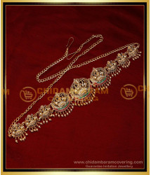 HIP021 - Bridal Wear Grand Look Temple Design Hip Chain for Saree