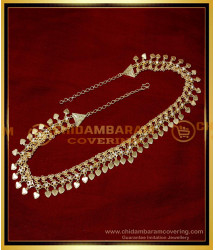 HIP022 - Gold Design Bridal Wear Simple Gold Waist Chain for Saree