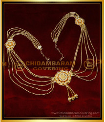 HIP024 - Real Gold Pattern Covering Bridal Waist Chain for Saree