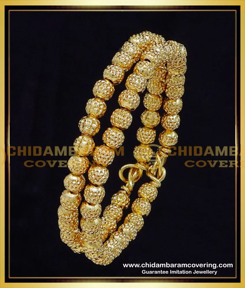 Unisex 1 Gram Gold Bracelet Chain Type Festive Wear BRAC679