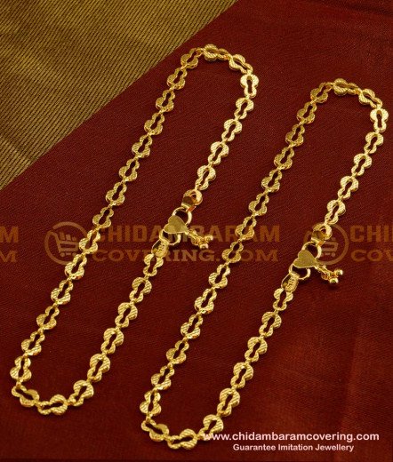 Buy Islamic Galsar Design Crescent Gold Design Long Heavy Galsar Chain ...