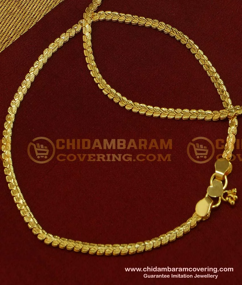 Buy Gold Design Light Weight Daily Wear Anklet Design Best Payal ...