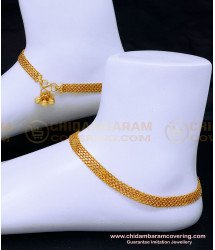 ANK130 - 10.5 Inch Gold Plated Daily Use Chain Model Gold Payal Design