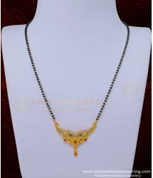 BBM1031 - Latest Gold Forming Light Weight Daily Use Ad Stone Mangalsutra Online