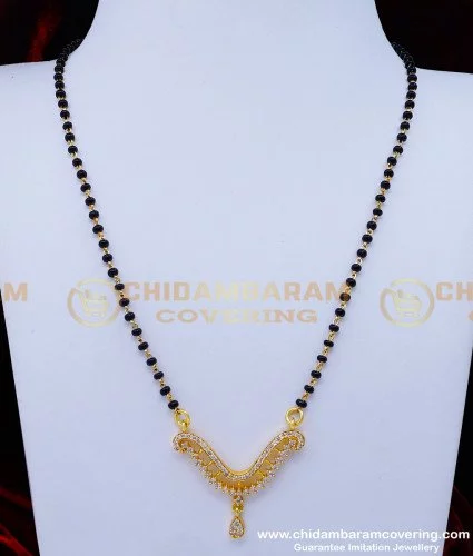 Plain on sale mangalsutra design