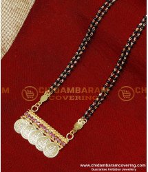 BBM1084 - Trendy Gold Lakshmi Thali Mangalsutra Design for Women