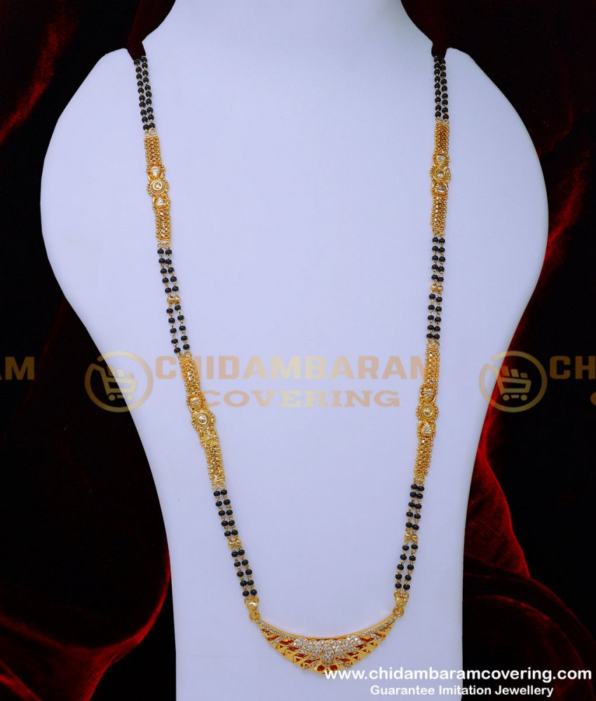 black beads mangalsutra designs, Traditional Mangalsutra with Black Beads, Black Beads Mangalsutra Long Gold, mangalsutra designs, yellow gold mangalsutra designs, mangalsutra designs diamond, modern mangalsutra design, daily wear modern mangalsutra design