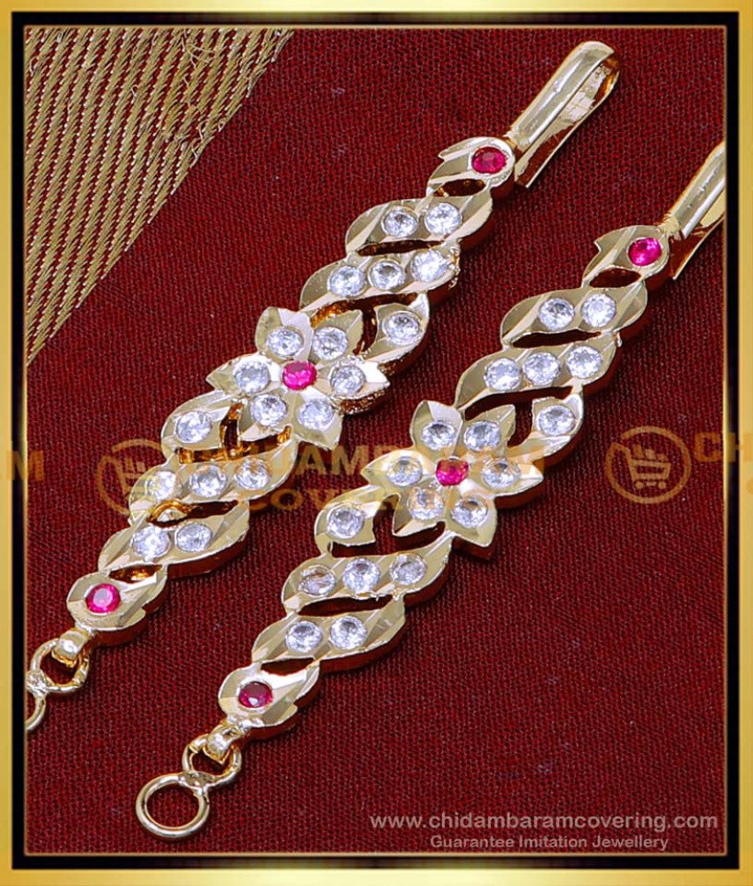 ear chain, ear chain designs, ear chain online, stone ear chain online, white stone ear chain, ear chain gold design, 1 gram gold ear chains, Mattal designs with price, mattal designs gold, gold matilu designs, matilu gold designs with price, side matilu designs