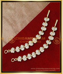 MAT279 - Impon White Stone Thodu Mattal Designs for Wedding