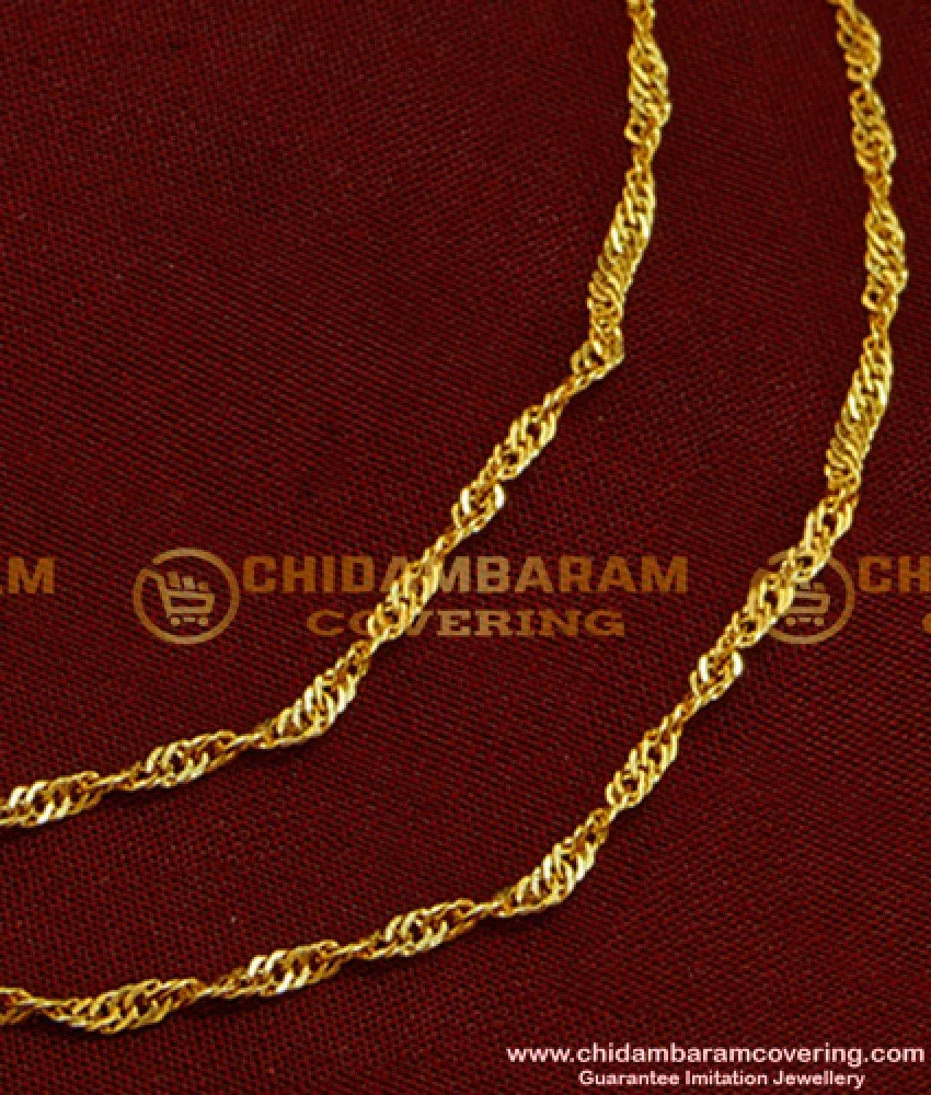 Light gold chain on sale design