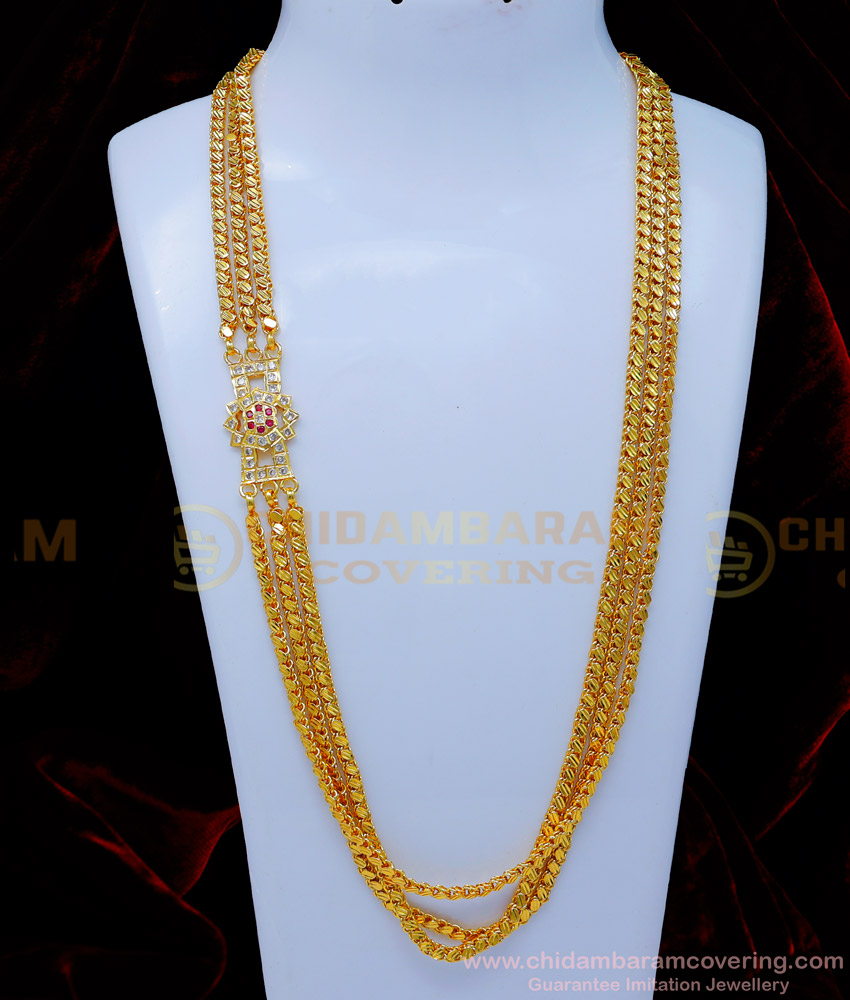 3 line mugappu chain, impon mugappu chain, mugappu chain, Mugappu Chain Latest Designs, Mugappu chain for ladies, Mugappu chain design, mugappu thali chain, Mugappu Thali Chain New Model, Mugappu Thali chain Gold Design, mugappu chain, mugappu new model gold thali chain designs