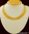 NLC266 - Traditional Mullamottu Mala Plain Necklace Micro Gold Plated Jewellery Online 