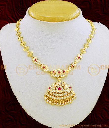 Buy South Indian Impon Attigai necklace Design Buy Online