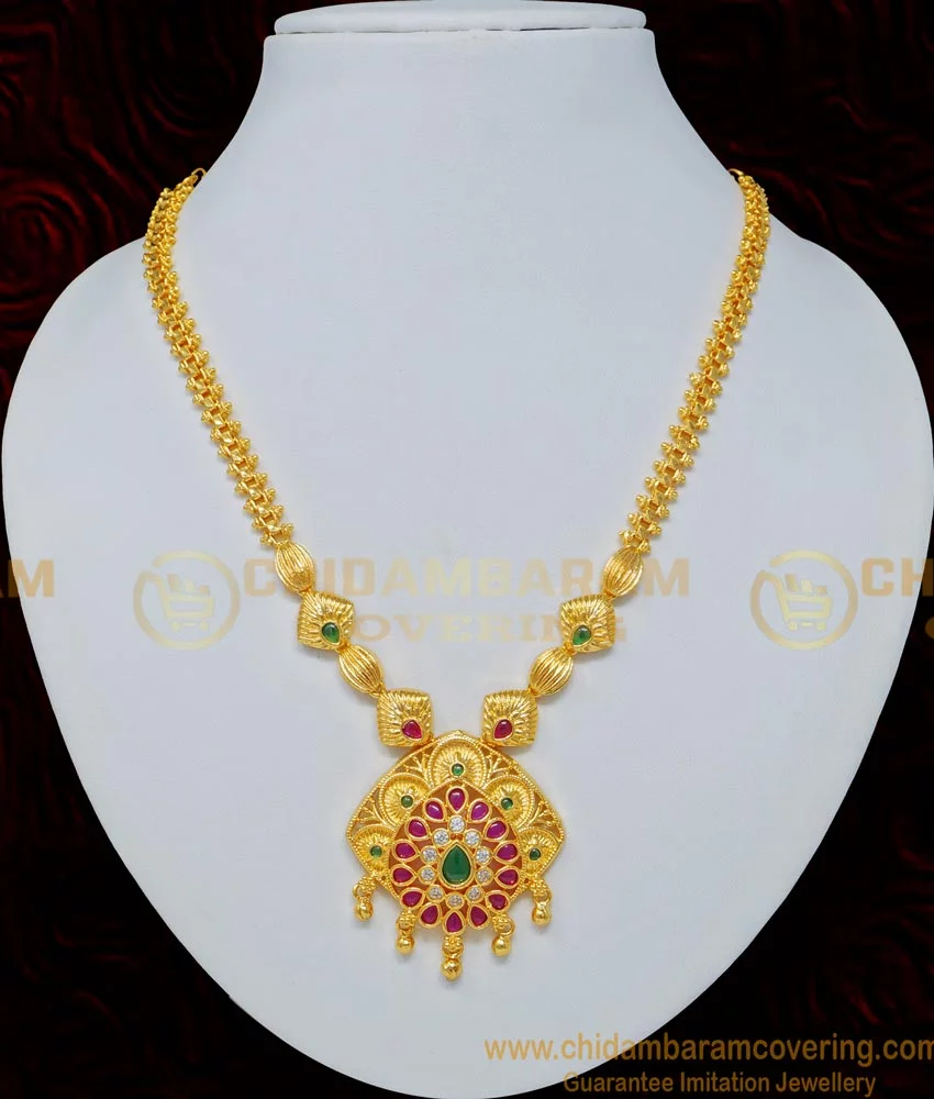 One gram deals gold necklace online