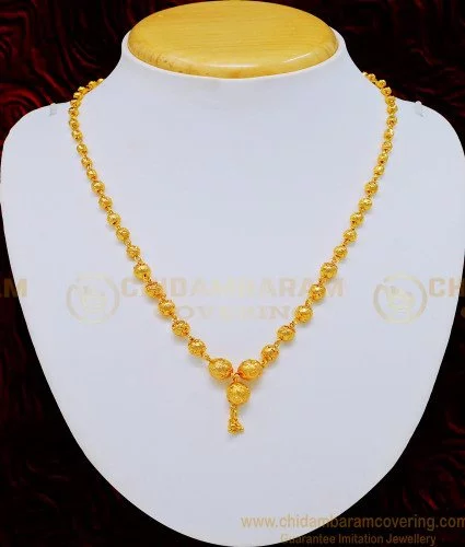 Fashion Gold Color Necklace For Women Dubai three-layer Long Chain