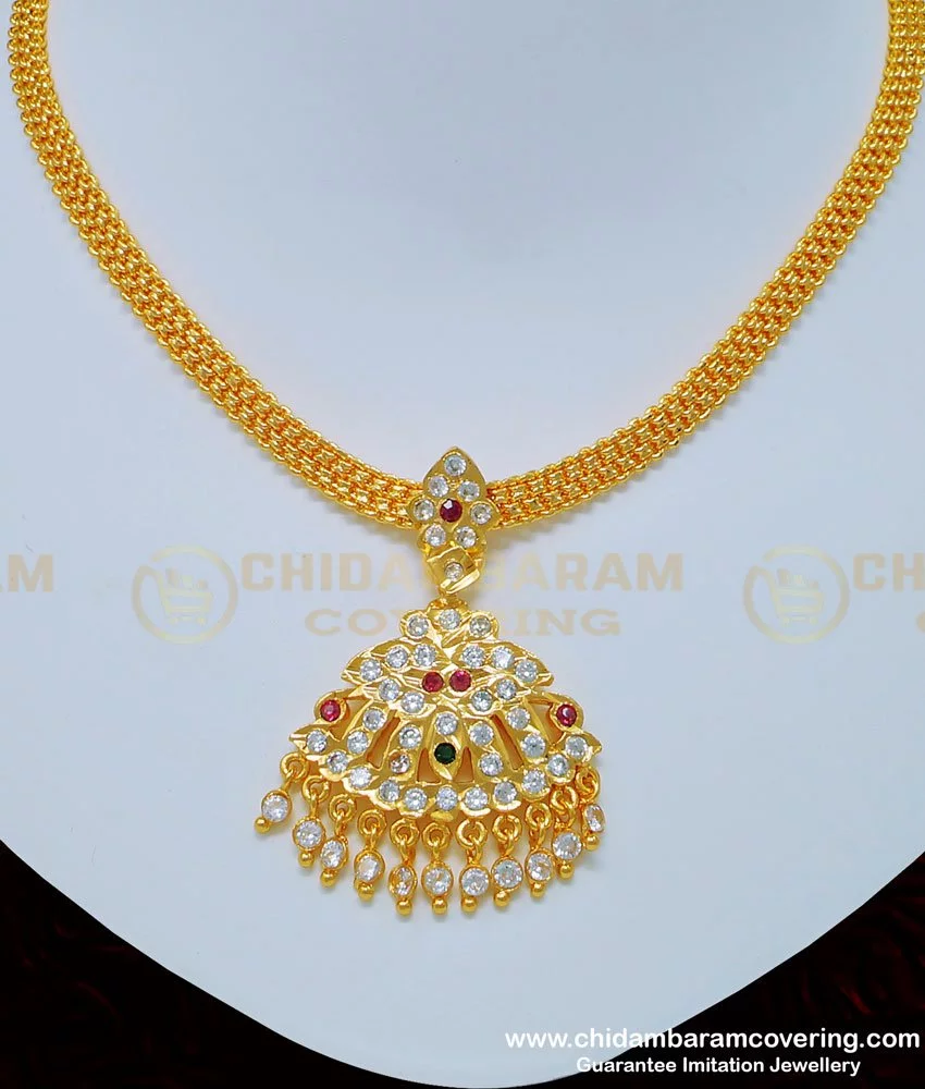 Buy Five Metal Old Model Attigai Simple Attigai Necklace For Wedding