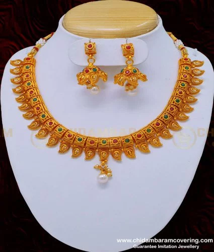 Buy Premium Quality Bridal Wear Lakshmi Design Big Temple Jewellery ...