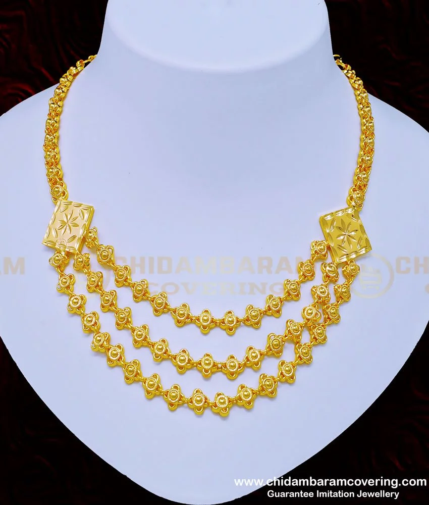 Tiered deals necklace gold